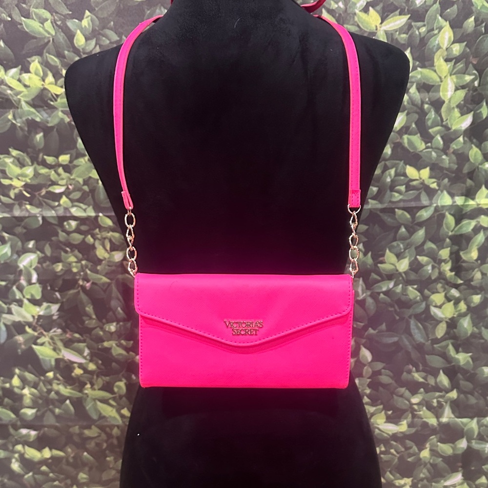 Victoria's Secret Neon Pink Crossbody Bag